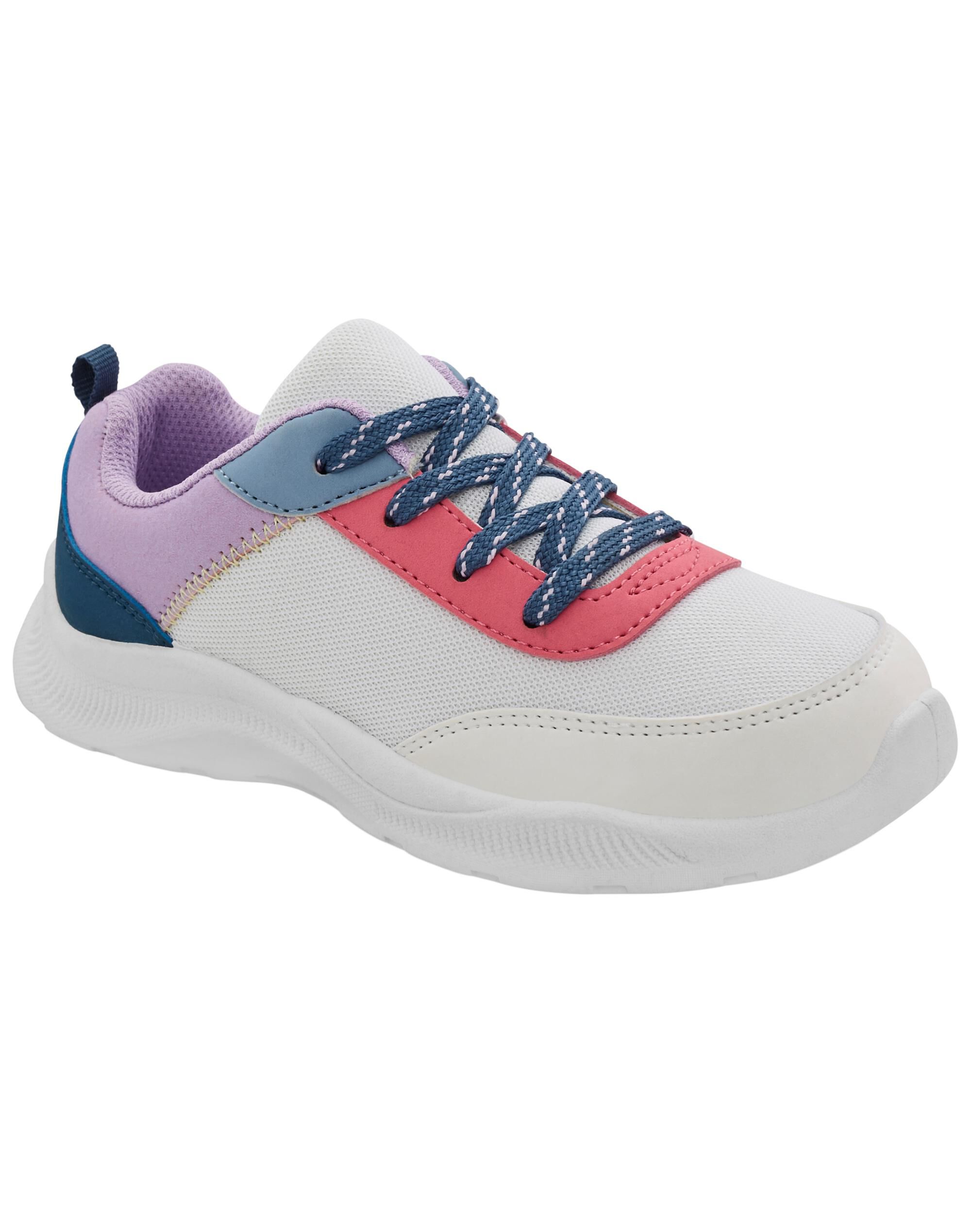 Kids Girls Kid Pull On Mesh Sneakers 13 OshKosh Bgosh