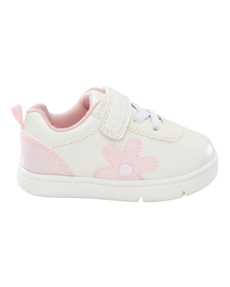  Every Step® First Walker  Flower Casual Sneakers - White, image 2 of 7 slides