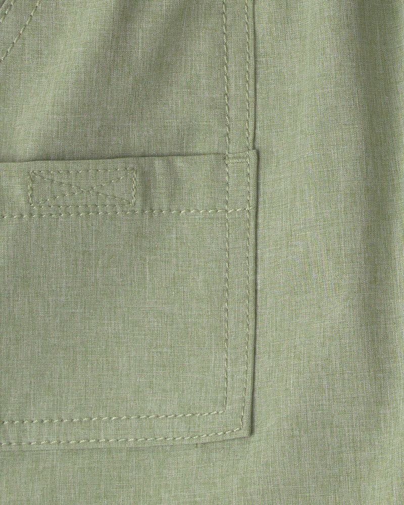 Tout-petit gar&ccedil;on - Short tiss&eacute; avec poches - Vert, image 3 sur 3 diapositives