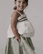 Tout-petit fille - Jupe midi Avenue Twirl&trade; &agrave; imprim&eacute; floral - Vert, image 1 sur 7 diapositives