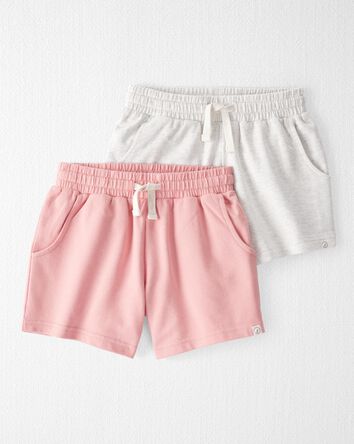 Kid 2-Pack Organic Cotton Shorts, 