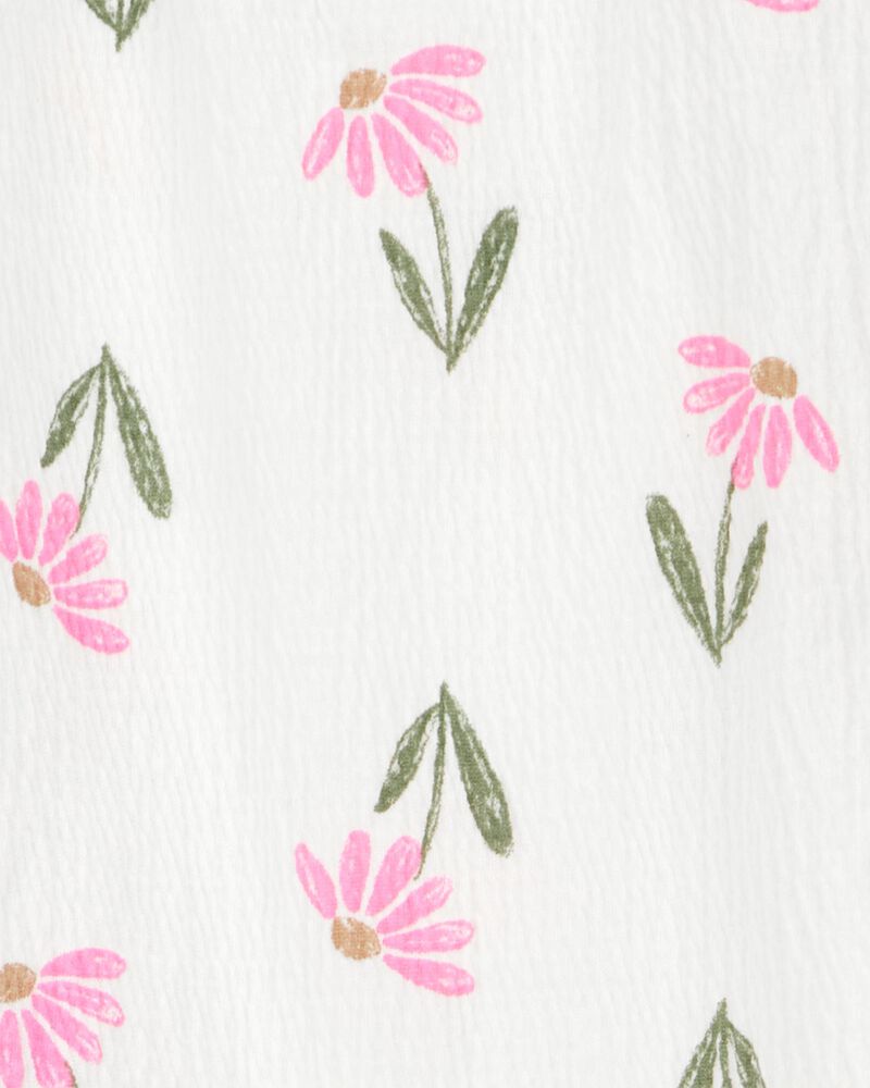Kid 2-Piece Floral Top & Short Set, image 3 of 4 slides