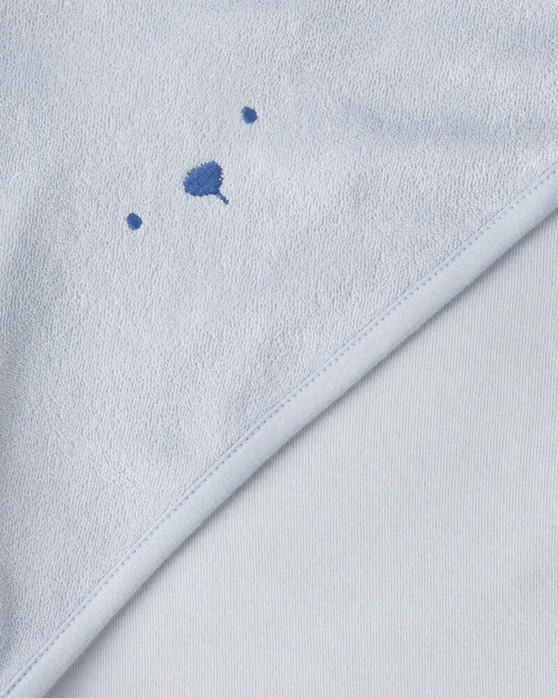 Baby 2-Pack Bear Terry Towels - Blue, image 2 of 2 slides