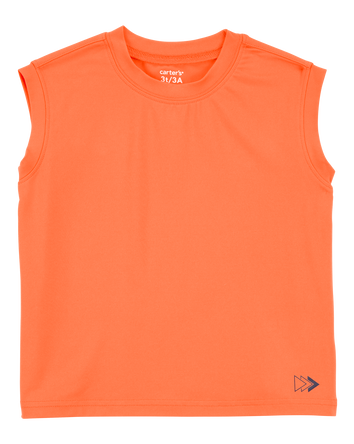 Toddler Active Muscle Tank - Orange, 
