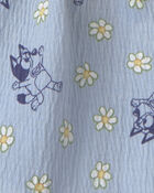 Toddler Girl 2-Piece Bluey&trade; Top & Skort Set - Yellow/Blue, image 4 of 5 slides