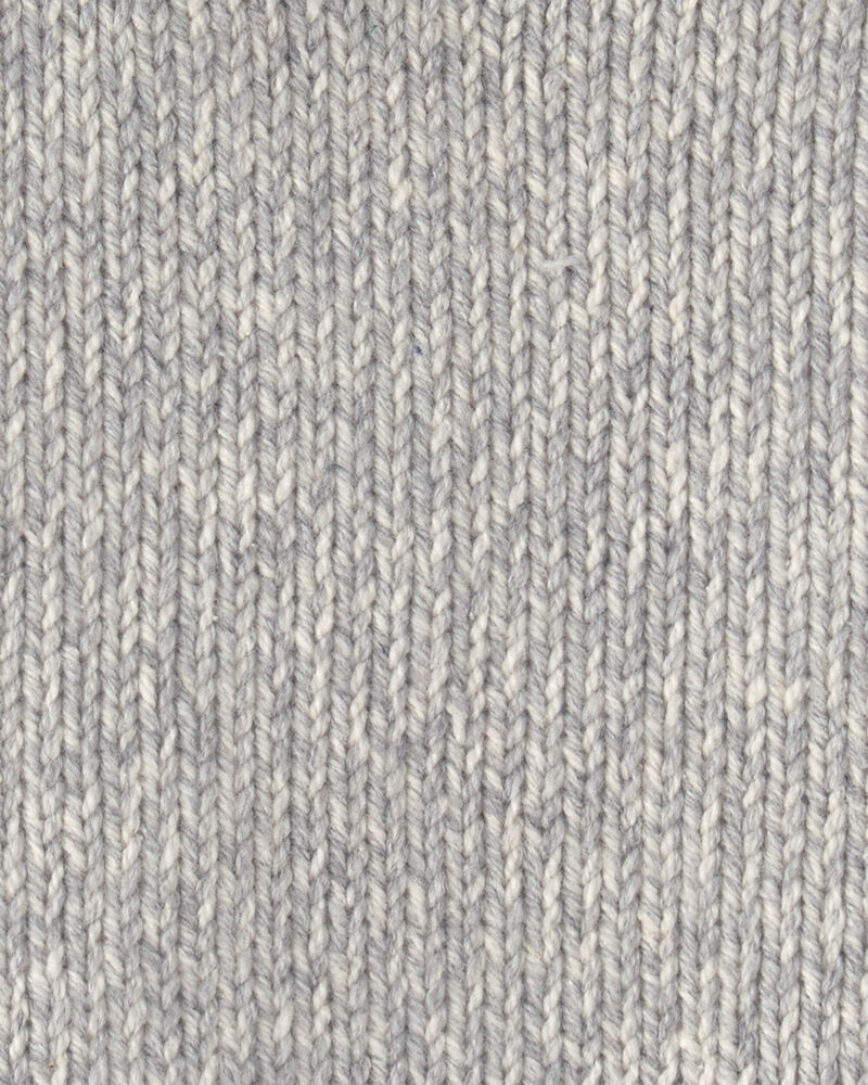 Baby Boy Color Block Sweater - Grey/Green, image 3 of 4 slides