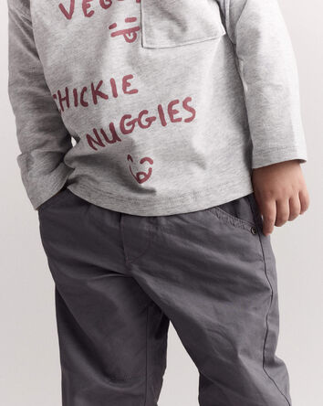 Toddler Boy Dart Pant - Grey, 