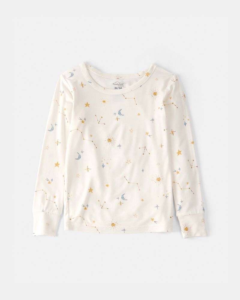 Tout-petit - Ensemble pyjama 2 pi&egrave;ces PurelySoft, constellation - Cr&egrave;me, image 2 sur 5 diapositives