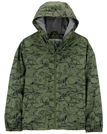 Kid Dino Print Jacket, 