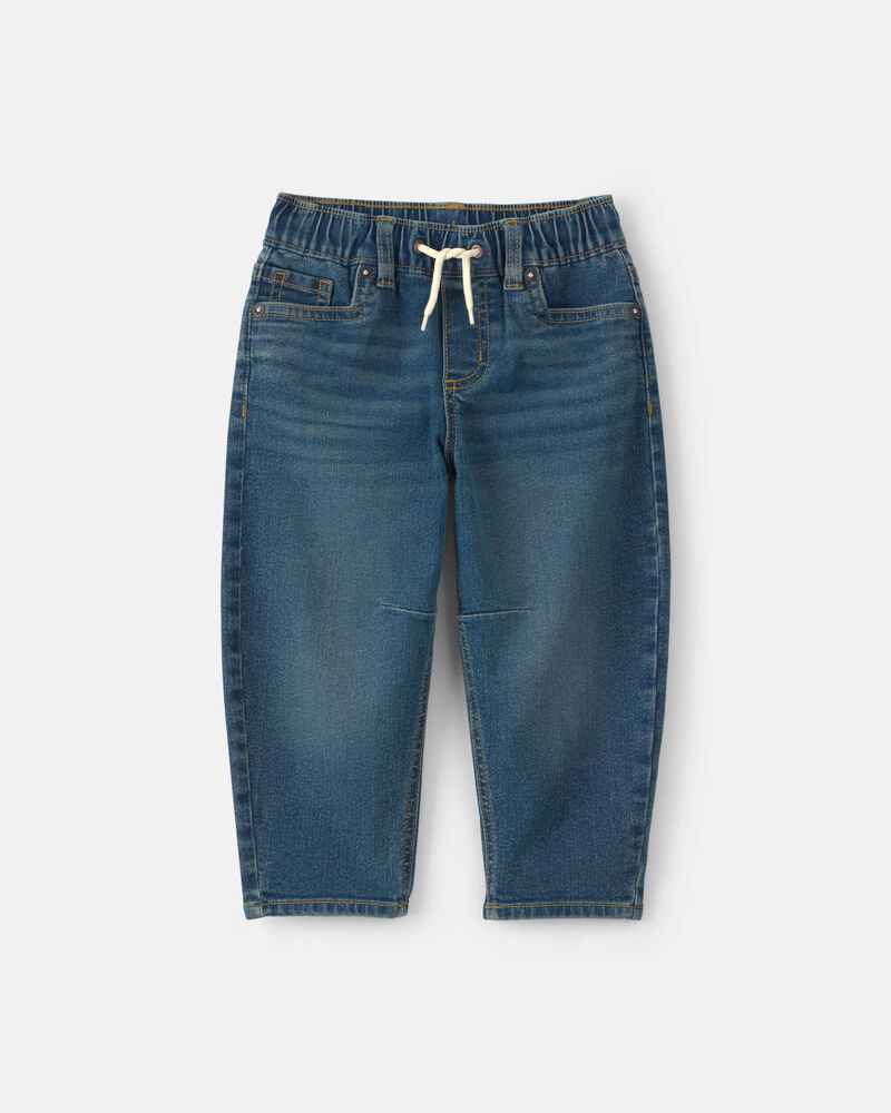 Toddler Boy Denim Relaxed Jeans &ndash; Light Wash, image 1 of 4 slides