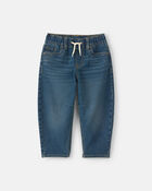 Toddler Boy Denim Relaxed Jeans &ndash; Light Wash, image 1 of 4 slides