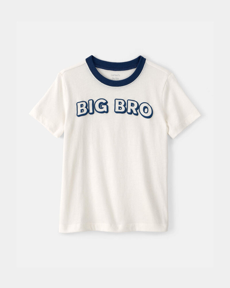 Toddler Boy 'Big Bro' Graphic Tee - Ivory, image 1 of 4 slides