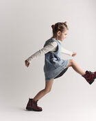 Toddler Girl Pointelle Long-Sleeve Top - Cream, image 4 of 7 slides