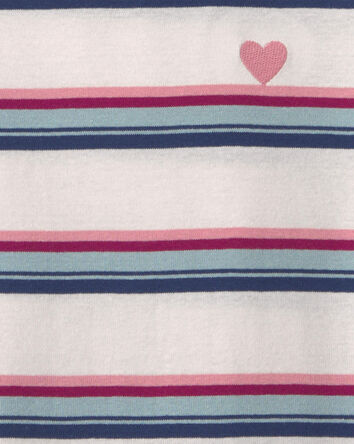 Filles - T-shirt manches longues &agrave; rayures, 