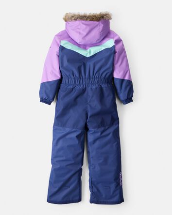 Filles - Combinaison de neige Taslan en une pièce - Violet, 
