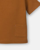 Toddler Boy Henley Tee with Pocket - Golden Yellow, image 5 of 5 slides