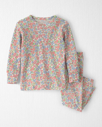 Baby Girl 2-Piece Organic Cotton Pyjama in Floral, 
