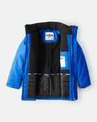 Boys Boy Parka Hooded Winter Jacket - Blue, image 2 of 3 slides