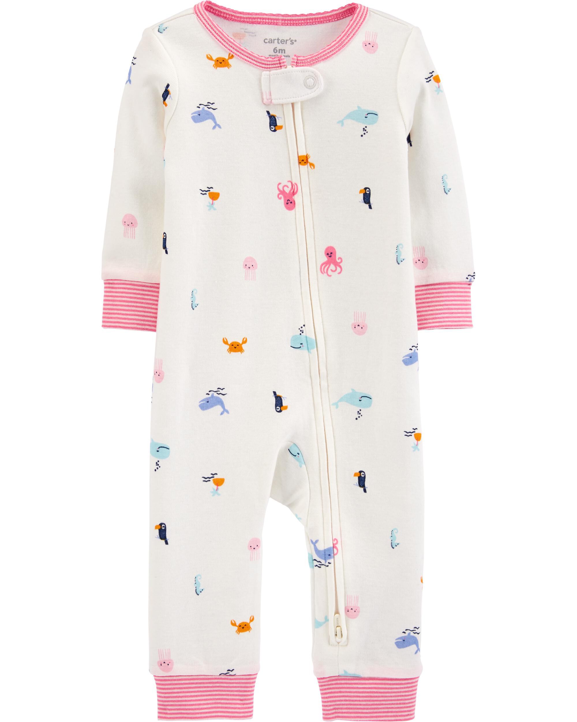 Baby girl footless sleepers sales