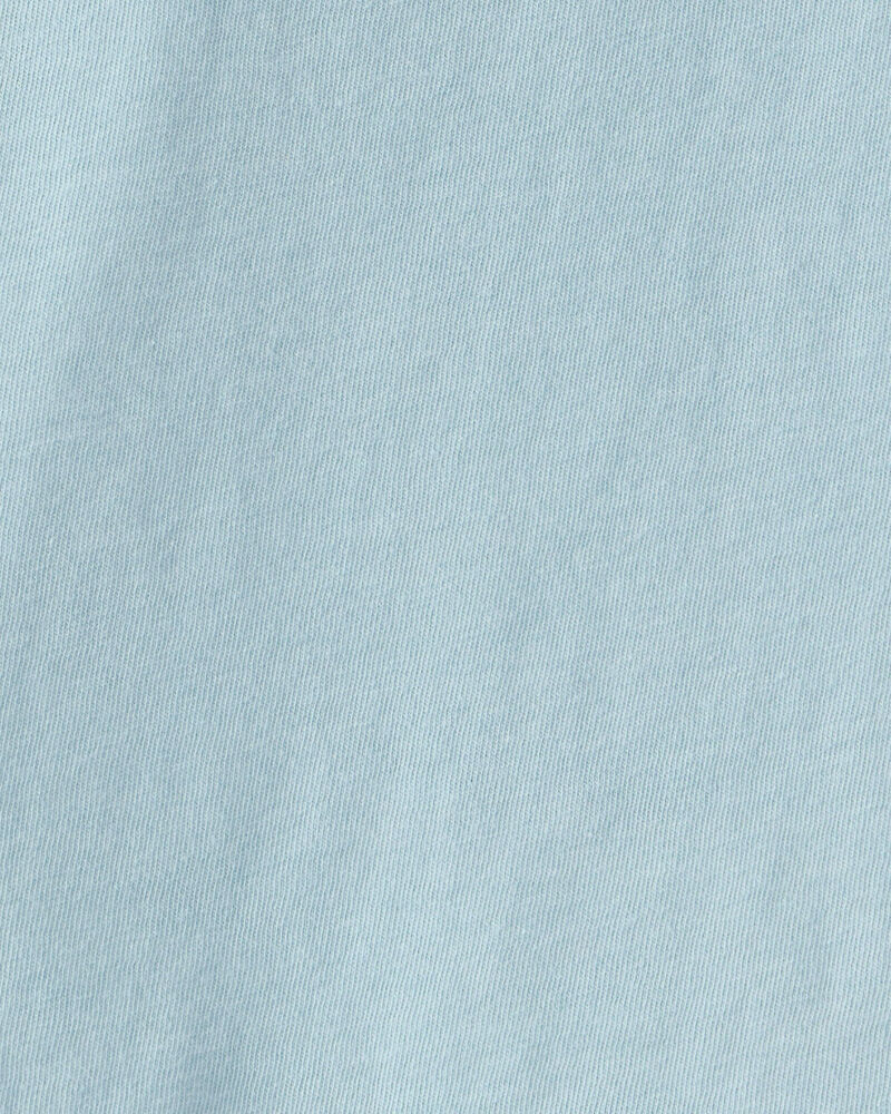 Toddler Solid Pocket T-Shirt - Blue, image 2 of 3 slides