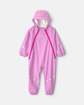 Toddler Girl Kombi Light Weight 1pc Rain Suit - Pink, 
