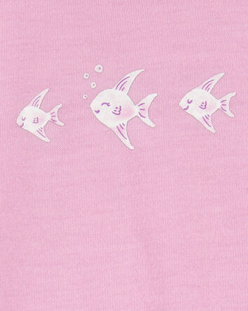 Toddler Girl 2-Piece Angelfish Loose Fit Pyjamas, 