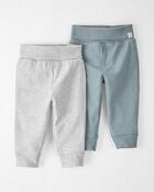 Baby 2-Pack Organic Cotton Joggers, image 1 of 3 slides