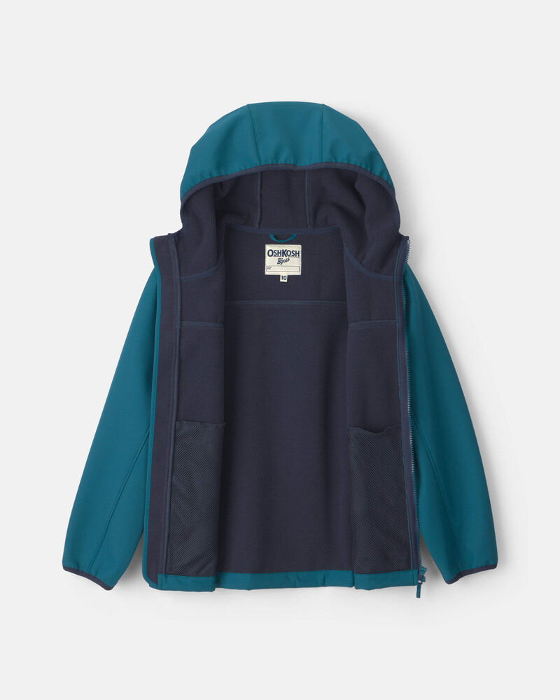 Baby Boy Colour Changing Rain Jacket - Deep Navy, image 3 of 5 slides