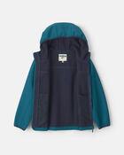 Baby Boy Colour Changing Rain Jacket - Deep Navy, image 3 of 5 slides