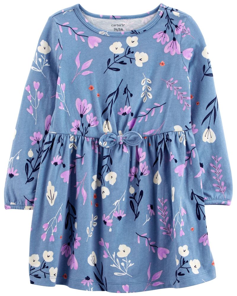Floral Jersey Dress, image 1 of 1 slides