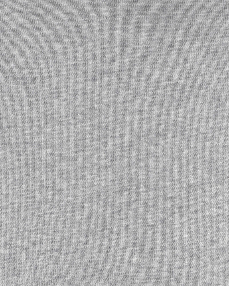 Toddler Boy Fleece Hoodie - Gray, image 2 of 3 slides