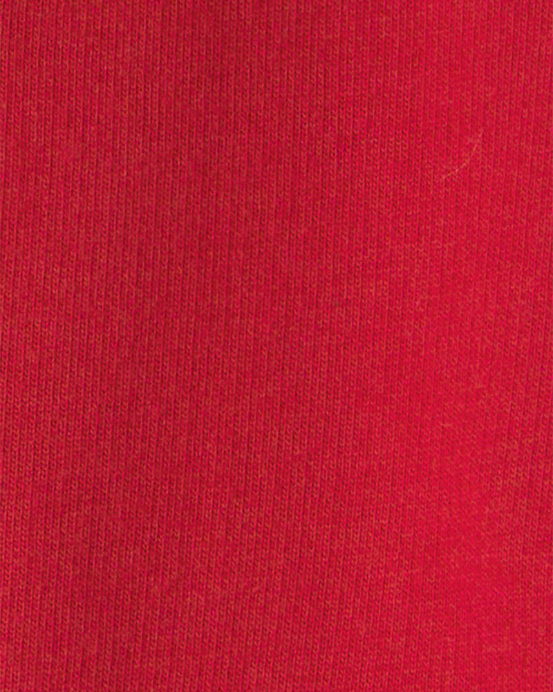 Baby Boy French Terry Zip-Up Hoodie - Red, image 4 of 5 slides