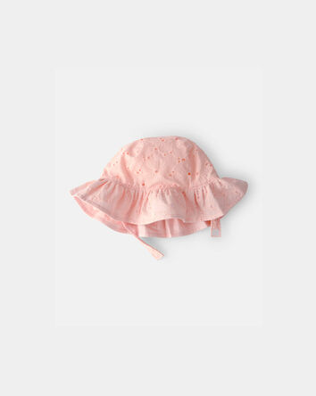 Baby Girl Floral Sunhat - Pink, 