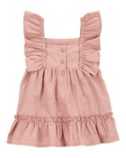 Baby Flutter Tiered Dress, image 2 of 5 slides