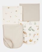 Baby 4-Pack Burp Cloths, image 1 of 2 slides