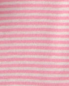 Toddler Girl Ice Cream 100% Cotton Short-Sleeve Snug Fit 4-Piece Pyjama Set - Pink/Ivory, image 2 of 5 slides