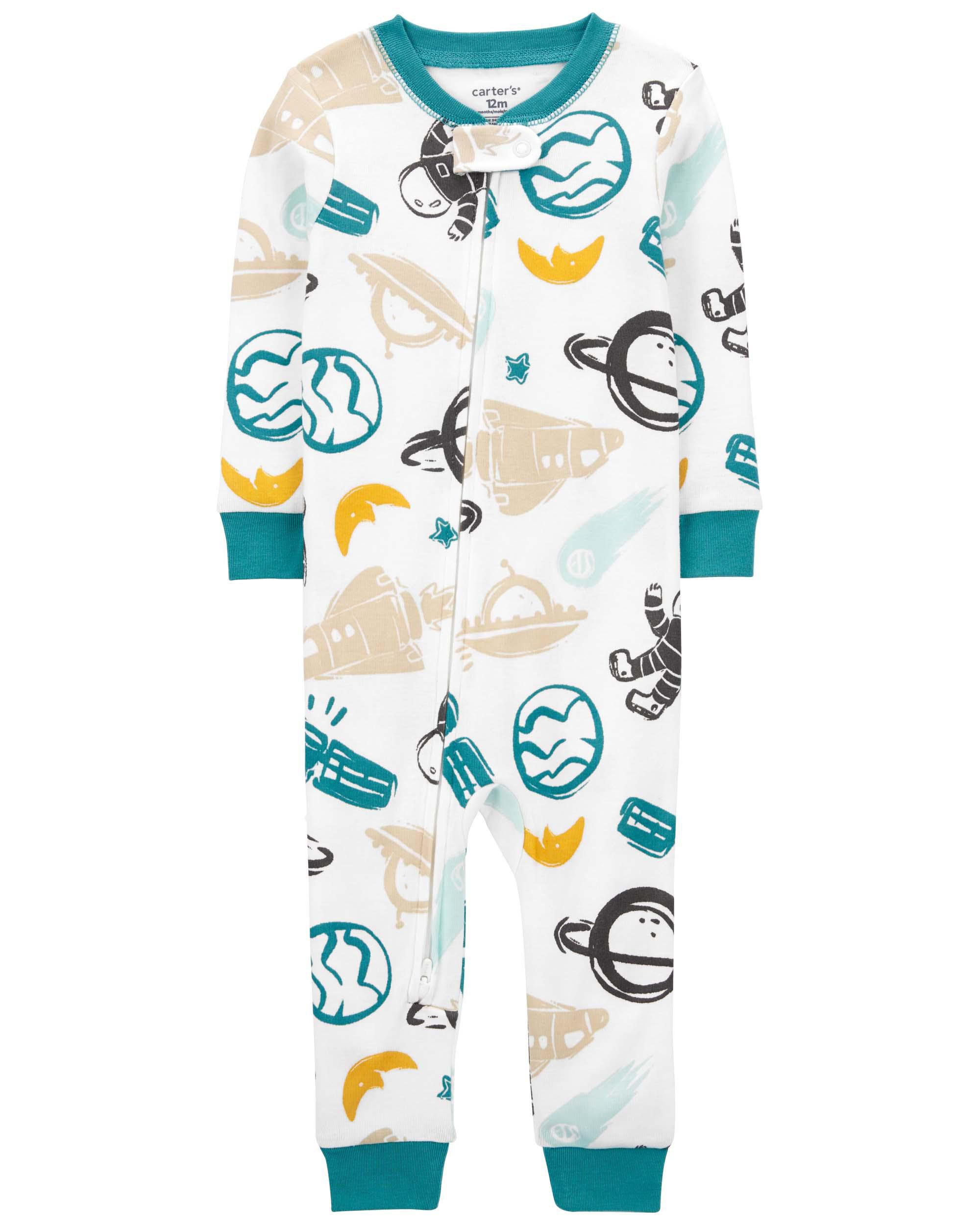 Multi Toddler 1 Piece Space 100 Snug Fit Cotton Footless Pyjamas Carter s Oshkosh Canada