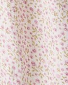 Toddler Organic Cotton Dress in Botanic Muse Print, image 3 of 5 slides