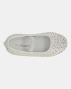 Toddler Floral Ballet Flats - White, image 4 of 8 slides
