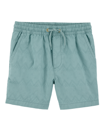 Kid Pull-On Bermuda Shorts - Teal, 