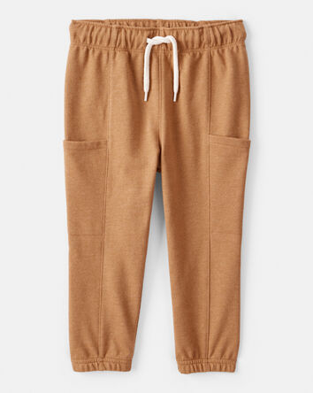 Tout-petit garçon - Ensemble 2 pièces kangourou à motif de dinosaure et pantalon - Crème, brun, 