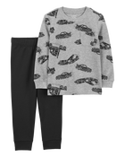 Baby 2-Piece Transportation Thermal Tee & Jogger Set, image 1 of 3 slides