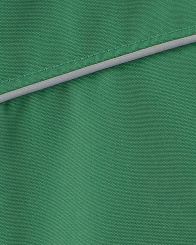 Toddler Boy Midweight Fleece Lined Jacket- Green, image 3 of 3 slides
