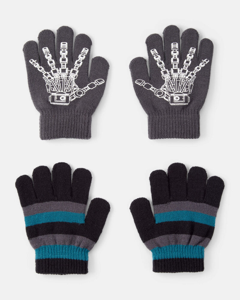 Girls KOMBI 2-Pack Knit Gloves, image 1 of 1 slides