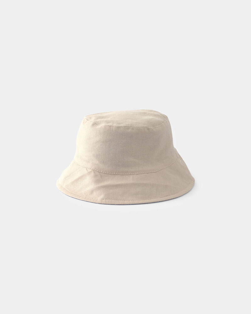 B&eacute;b&eacute; gar&ccedil;on - Chapeau cloche r&eacute;versible pour gar&ccedil;on - Kaki/Bleu, image 1 sur 3 diapositives