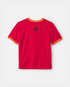 Ensemble 2 pi&egrave;ces chandail de soccer et short Umbro de l&rsquo;Espagne pour jeune - Rouge/Jaune/Noir, image 3 sur 10 diapositives