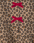 Toddler Girl 2-Piece Leopard Long-Sleeve Top & Pant Set - Brown/Grey, image 3 of 5 slides