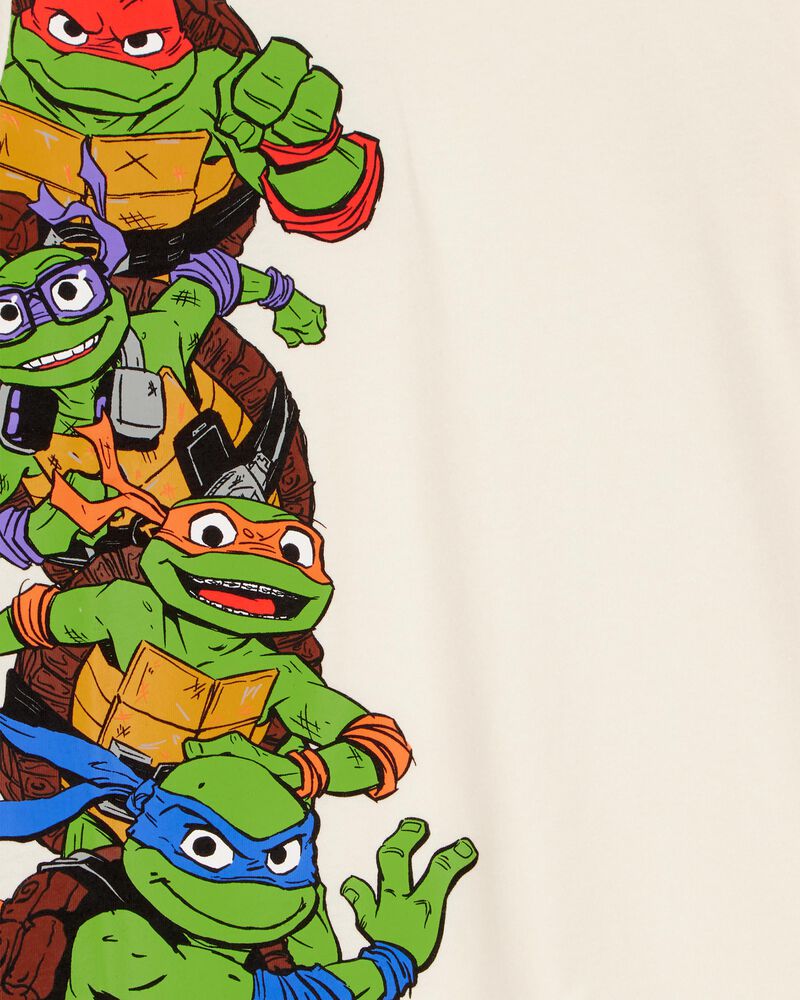 Toddler Teenage Mutant Ninja Turtles™ Short-Sleeve Graphic Tee - Cream, image 2 of 2 slides