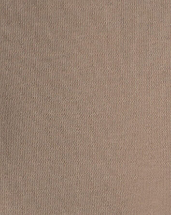 Toddler Girl Fleece Pullover Quarter Zip Sweatshirt - Brown, 