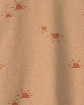 Tout-petit gar&ccedil;on - Henley &agrave; motif soleil - Jaune, 